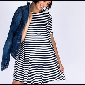 Agnes & Dora Baby Suede Swing Tunic Pockets NWT